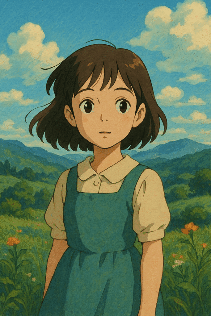 Ghibli style animation video